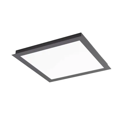 Produktbild von Lucande Smart LED-Deckenlampe Leicy schwarz 65 cm RGB CCT