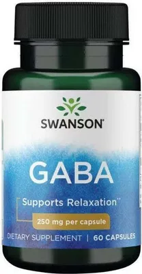 Produktbild von GABA 250 mg 60 Kapseln Swanson Health Products