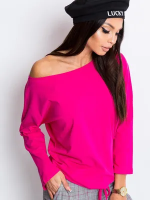Zdjęcie produktu dla Basic Feel Good Damski T-shirt z długim rękawem Payvand fuksja XL