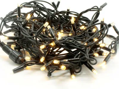 Produktbild von ACA Beleuchtung 100 FLAH LED-Gummikabel, WW, LED-Kette erweiterbar (max. 10 Sets), je 10 cm, 10 m, IP44, 1,5 m Netzteil X08100134