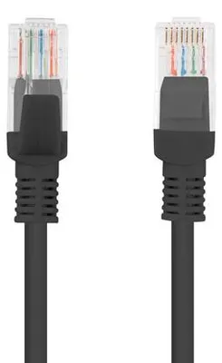 Zdjęcie produktu dla Lanberg PCU5-10CC-3000-BK, 30 m, Cat5e, U/UTP (UTP), RJ-45, RJ-45, Czarny