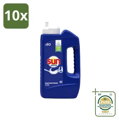 Produktbild von 10 x Sun Classic Geschirrspülpulver - 1,36 kg - Vorratspackung - 10 Stücke