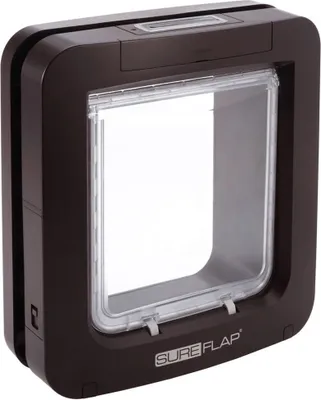 Zdjęcie produktu dla Drzwiczki dla kota, SureFlap, brązowe/przezroczyste