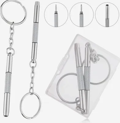 Produktbild von Mini Präzisions-Schraubendreher-Set 3-in-1 Schlüsselanhänger