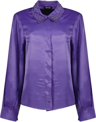 Produktbild von Salsa Jeans 21007107 Langarmhemd Lila L Frau Lila L