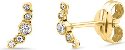 Produktbild von Zirkoniabesetzte Ohrstecker für Damen aus 375er Gold von JEWLIX