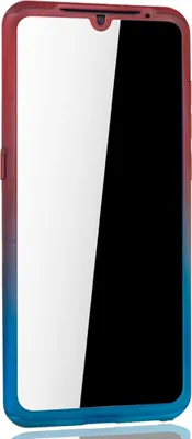 Imagen del producto de Funda protectora para Xiaomi Mi 9, funda completa, protector de pantalla de 360 grados, color azul