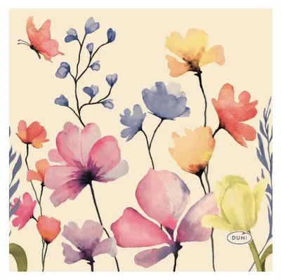Produktbild von Duni Servietten Blumenparadies 20 Stück 24 x 24 cm | 12 Stück