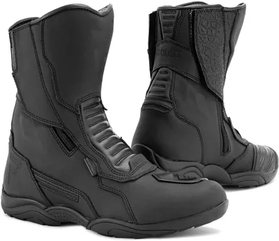 Produktbild von Rebelhorn Scout wasserdichte Motorrad Stiefel, matt schwarz, 41