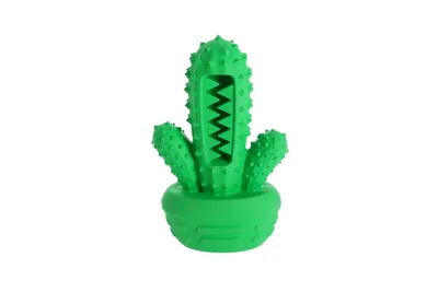 Produktbild von Dingo Hundespielzeug Kaktus 17,5 cm aus Gummi TPR