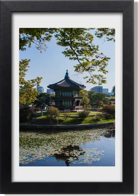 Produktbild von Bild 20x30 MDF-Rahmen, Wandkunst Südkorea