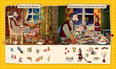 Produktbild von Wimmeliges Weihnachtsfest mit Pettersson und Findus