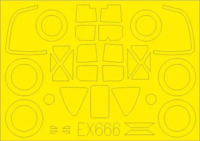 Produktbild von Eduard Accessories EX666 - 1:48 P-38F/G for Tamiya - Neu