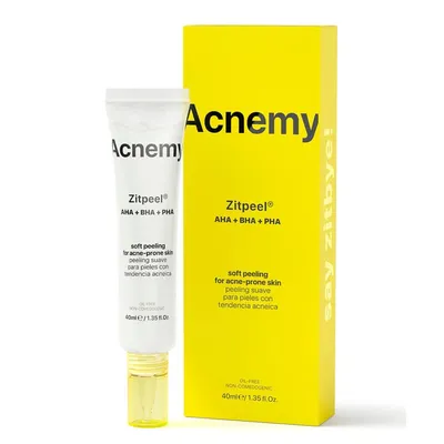 Obrázok produktu pre ACNEMY - ZITPEEL AHA + BHA + PHA Peeling, 40ml - peeling na tvár s kyselinami AHA, BHA, PHA