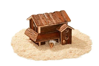 Produktbild von Nagerhaus Wonderland Hamster Meerschweinchen Spielhaus Schlafplatz 35x29x26 cm