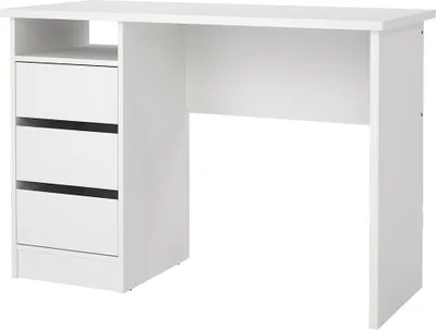 Immagine prodotto di Tvilum Scrivania Function Plus con 3 Cassetti, Bianco, 110x48.5x76 cm