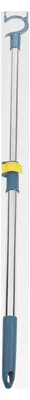 Produktbild von Edelstahl-Teleskopstange mit Haken, 32-62 cm, verstellbare Schrankstangen zum Aufhängen von Kleidung für hohe Bereiche