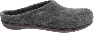 Produktbild von Magicfelt FILZPANTOFFEL - Tiroler Steinschaf, Natur, Gummisohle, PO 17/737-4850 46