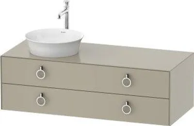 Produktbild von DURAVIT WT4992L60600010 WTU wandh.White Tulip,2Schk.,m.Griff