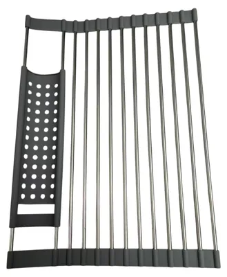 Produktbild von joeji's Kitchen Aufrollbares Abtropfgitter - 43 x 35 cm Hitzebeständiges Geschir