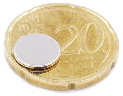 Produktbild von Brudazon | 50 Scheibenmagnete 9x1 mm | N52 Klasse Neodym Magnete | Modellbau