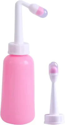 Produktbild von Famanu Tragbares Bidet - Handbidet mit verstellbarer Wasserdruck - 18,2 cm - Rosa