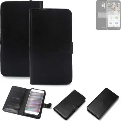 Produktbild von K-S-Trade Handyhülle Schutzhülle kompatibel mit Emporia Smart.4 Handy Schutz Hülle Handyhülle Bumper schwarz 1x