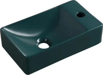 Obrázek produktu pro MARGITHA keramické umyvadlo 38x22cm, otvor pro baterii na pravé straně, benzín