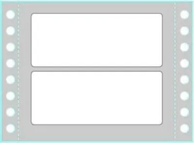 Image de Tico TAB1-0893 étiquette à imprimer Blanc Imprimante d'étiquette adhésive