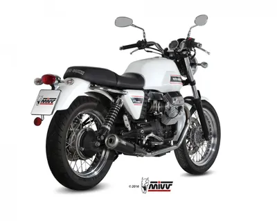 Produktbild von MIVV Ghibli Black Slip-on podwójny układ wydechowy dla MOTO GUZZI V7 Classic/Special