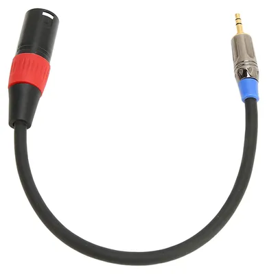 Produktbild von XLR-Stecker auf 3,5-mm-Kabel, verlustfreies Stereo-Mikrofon mit Rauschunterdrückung, symmetrisches Kabel für Kamera, Computer, 11,8 Zoll