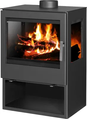 Produktbild von Kaminofen CONFORTO Modena Vision Stahl schwarz 9,76 kW