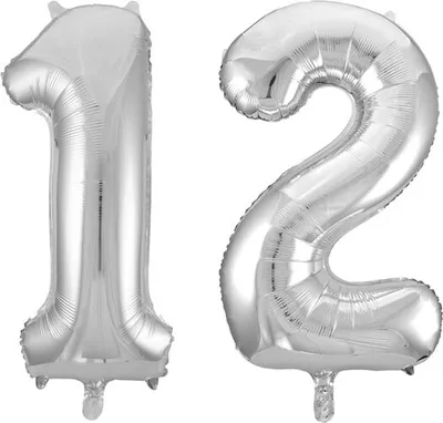 Produktbild von XXL Folienballon Zahl bunt Geburtstag Jubiläum Zahlenballon Riesenfolienballon Geburtstagsdeko