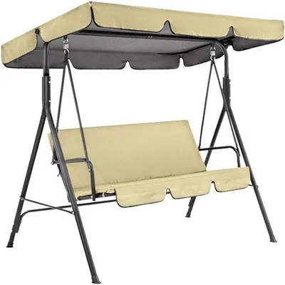 Produktbild von Famanu Schattenspender Oxford-Stoff für 3-Sitzer-Schaukelbank - 210D wasserdicht