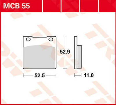Obrázok produktu pre TRW Brzdová podložka Trw Organ. Mcb 55