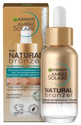 Productafbeelding van Garnier Ambre Solaire Natural Bronzer Self-Tan Drops (30 ml)