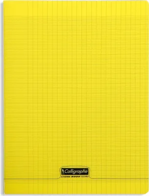 Image de Calligraphe 10x cahier 48feuilles 24x32 90g frzLin PP jaune - Jaune 18194C