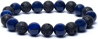 Produktbild von Armband Lavastein / Sodalith -- 10mm online bestellen   sofort