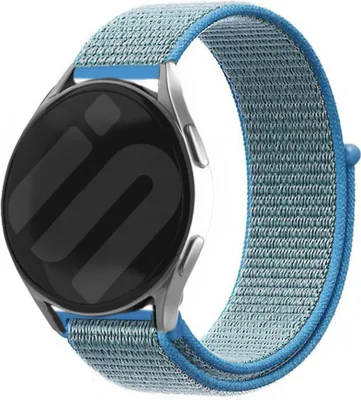 Produktbild von Strap-it Samsung Galaxy Watch 6 Classic 43mm Nylon Armband (Blau)