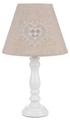 Produktbild von Clayre & Eef Tischlampe Weiß Holz