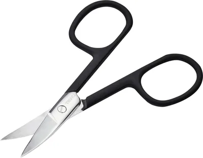 Obrázek produktu pro TRUYU, nůžky na nehty s ergonomicky zakřiveným designem a měkkými protiskluzovými rukojeťmi, barva černá