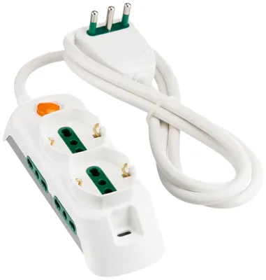 Obrázok produktu pre Vimar FP00521.C.B, 1,5 m, Vnútorný, Typ L, Typ H, IP20, 1,5 mm²