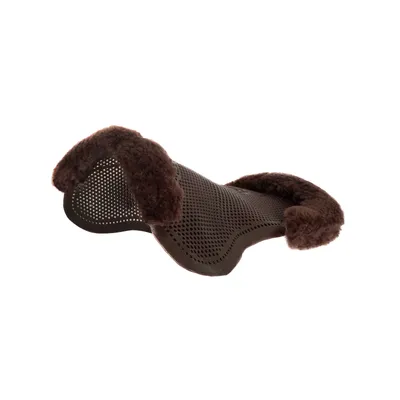Produktbild von Acavallo Gelpad Therapeutic 1/2 Lammfellrand Pony, Farbe:brown/brown