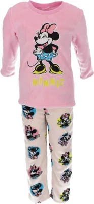 Produktbild von Minnie Mouse Korallen-Fleece Pyjama Schlafanzug für Kinder 110/116 cm