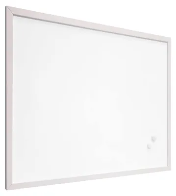 Obrázok produktu pre Magnetická tabuľa 60 x 45 cm, biely drevený rám, za sucha stierateľná, do kancelárie