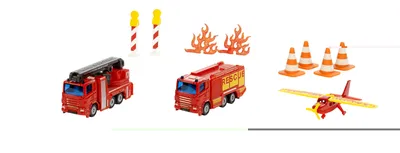 Zdjęcie produktu dla Siku Gift set Feuerwehr, Wóz strażacki, 3 lat(a), Metal, Plastik, Czarny, Pomarańczowy, Czerwony, Biały