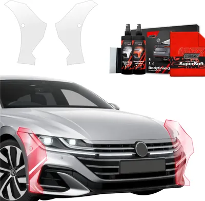 Immagine prodotto di Pellicola protettiva 2 in 1 Grizz Protector per paraurti - Volkswagen VW Arteon (2024-2025)