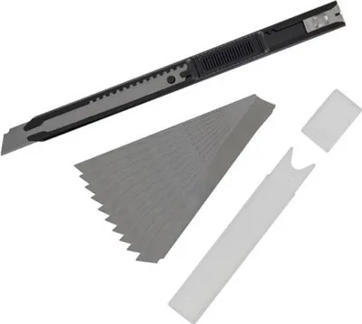 Obrázok produktu pre Nôž Krick úzky s 10 odlamovacími čepeľami 9 mm