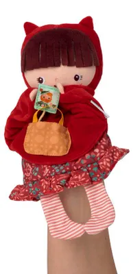 Image de Marionnette à main Lilliputiens Le Petit Chaperon rouge - Marionnette de conte de fées pour enfants - stimule l'imagination