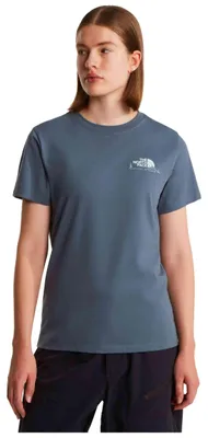 Obrázek produktu pro Dámské tričko The North Face W MONTE REGULAR SHORT SLEEVE TEE-GRAPHIC GRANITE GREY